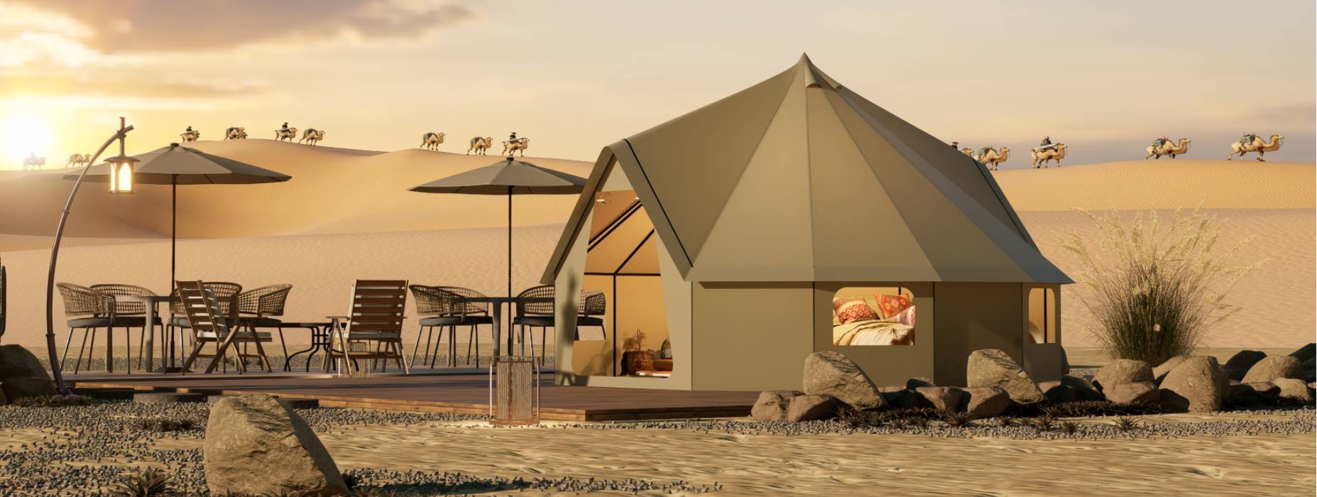 成都露营酒店帐篷产品